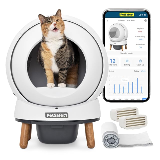 Arenero autolimpiable giratorio PetSafe ScoopFree SmartSpin